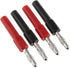 DGZZI 4mm Male to Female Banana Jack Adapter Coupler Connector Extension, 4PCS, 30VAC/60VDC, 10A, Copper, Black and Red...
